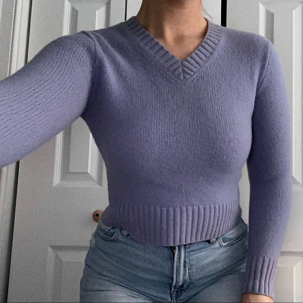 Cropped Lambs wool sweater